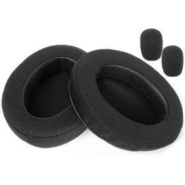 DowiTech Breathable&Durable Replacement Earpads Cushion Compatible with Cooler Master MH-751 MH751 MH-752 MH752 Gaming Headsets Ear Pads with Mesh Fabric and Memory Foam