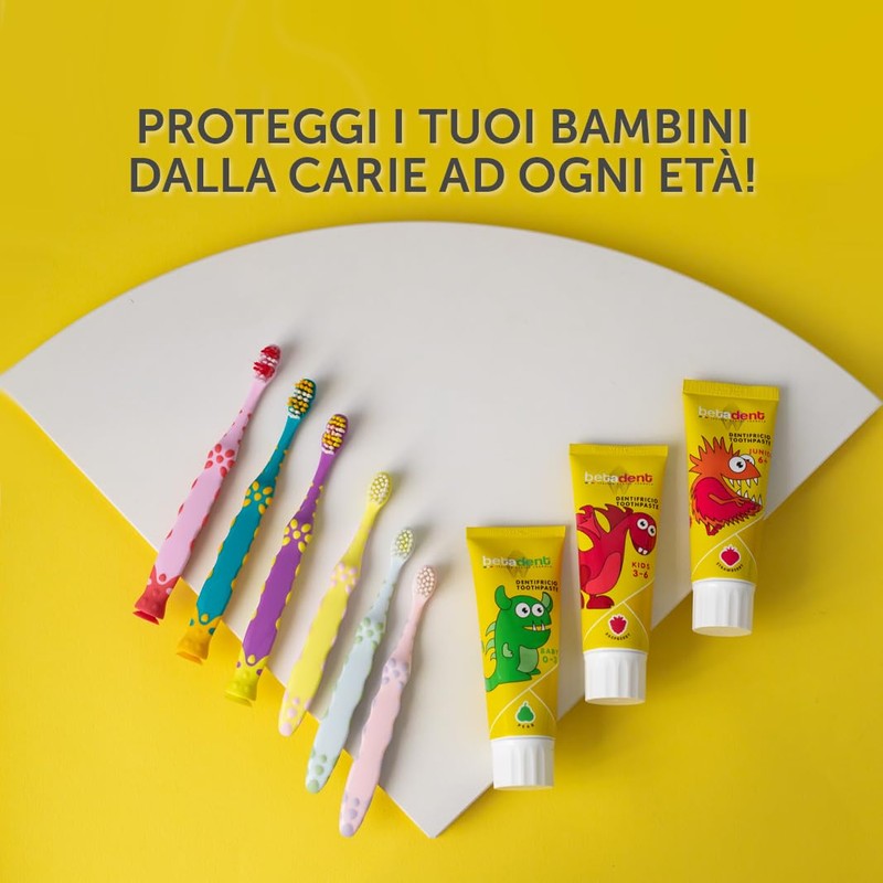 Betadent Set of 2 Toothpastes for Children 0 to 3