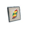 Grenada Map Slate Coaster – Caribbean-Themed Drink Coaster with Island