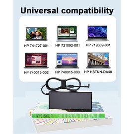 45W 19.5V L25296-001 L25296-002 741727-001 213349-001 213349-009/109/209 TPN-LA15 HP Laptop Charger,for HP Stream 11 13 14 Pavilion X360 EliteBook Probook 11-15- 14-17- Adapter