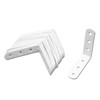 Quluxe 20 Pcs L Shape Bracket Heavy Duty L Bracket