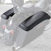 WOWTK Waterproof Saddlebag Speaker Audio Lid Bras,PU Leather Saddlebag Speaker