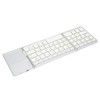 Foldable Bluetooth Keyboard 63 Keys Metal Ultra Thin Mini Folding