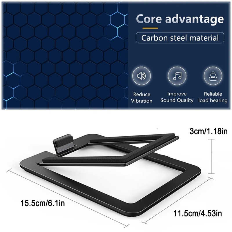 Desktop Sound Stand Base Carbon Steel Material Shock Absorption and