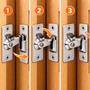 90° Stainless Steel Door Latch for Right-Angle Locking – Flip