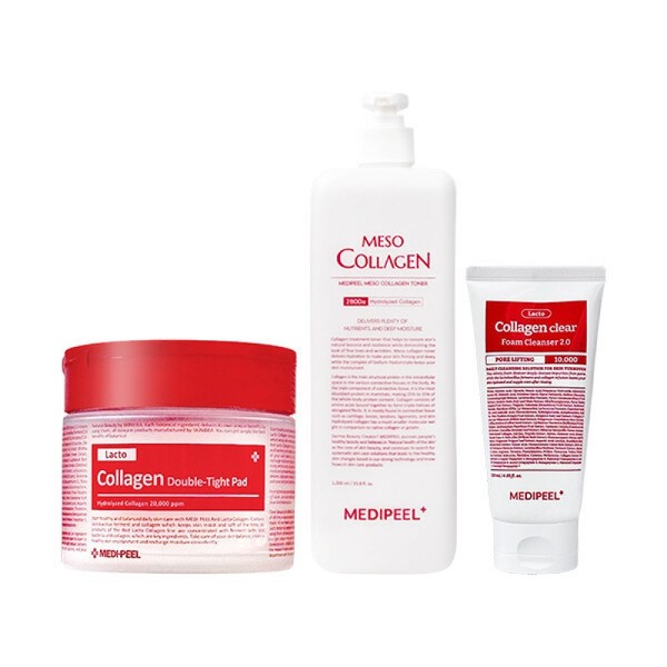 MediPeel Red Lacto Collagen Ampoule Pads (70 sheets) + Collagen