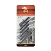 Koh-I-Noor FA8683 Gioconda Artist Charcoal Blocks, 6-Pack