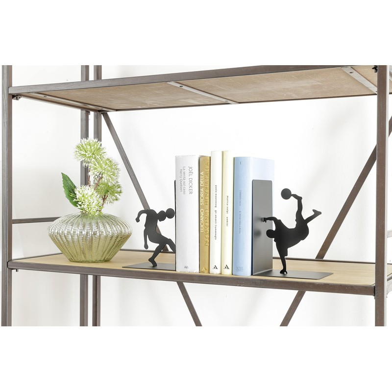 Baroni Home Bookends, Bookends for Shelf, Book Holder for Office,