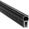 Trim-Lok DDA2513-25 EPDM Dual Durometer Rubber/Metal Carrier Coextruded Trim Seal