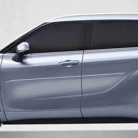Dawn Enterprises FE7-HIGH20 Custom Body Side Molding Compatible with Toyota Highlander - Magnetic Gray (1G3)