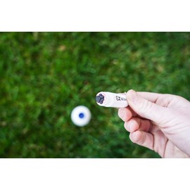 EZ BALL STAMP Golf Ball Stamp/Stamper - Ultra Quick Drying, Smear Free Ink Marker to Personalize Your Ball (Black - Finger)