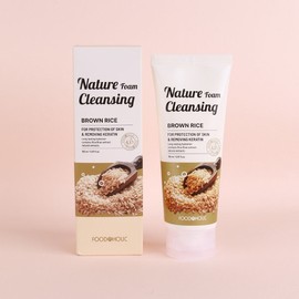 Foodaholic Nature Foam Cleansing 150ml / Brown Rice / 푸드어홀릭 네이처 폼 클렌징 150ml  현미