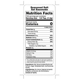 Badia Seasoned Salt, 2 Pound (Pack of 6)