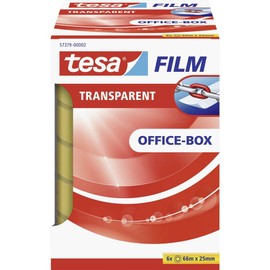 tesa film® transparent, pack contents (quantity and type), 6 rolls, transparent