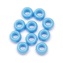 Pony Beads 6mmX9mm 720/Pkg, Opaque Light Blue