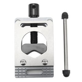 Bike Saw Guide Aluminium Alloy Bike Fork Steerer Seat Post Handlebar Adjustable Cut Saw Guide for Mountain Road Bikes Black