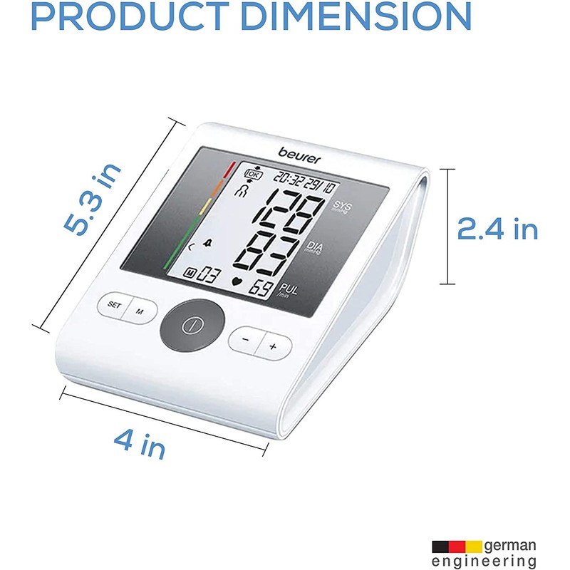 Beurer BM 28 Upper Arm Blood Pressure Monitor White