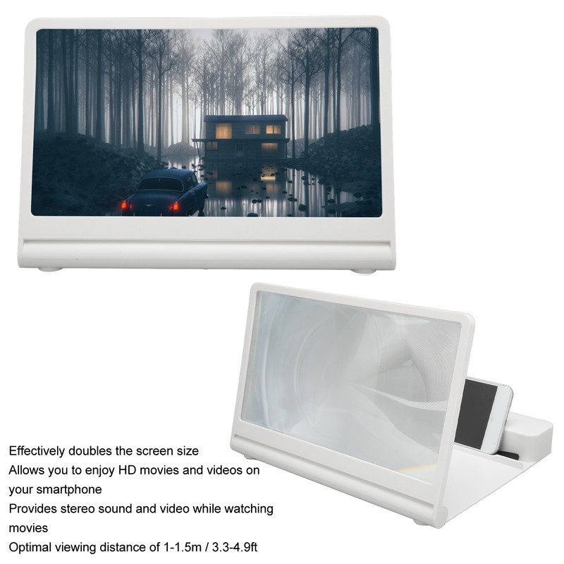 Phone Screen Magnifier 3D HD Magnifying Projector Screen Enlarger with