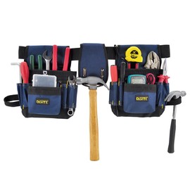 FASITE Tool Belt Pouch, Work Apron with Adjustable Waist Strap, Tool Holder Organizer for Men&Women,Electrician, Carpenter, Framer, Construction, Technician