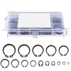 350 Pcs Circlips Set, E-Clips Snap Rings, External Retaining Ring