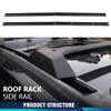 PIT66 Roof Rack Side Rail Compatible with Chevy Traverse 2009-2017