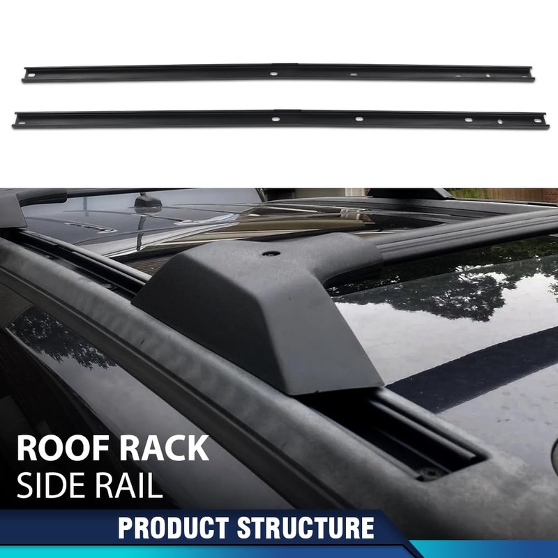 PIT66 Roof Rack Side Rail Compatible with Chevy Traverse 2009-2017
