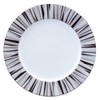 Narumi Plate, Shagreen, 8.3 in (21 cm), Black, Modern and