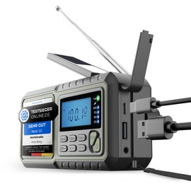 Crank Radio Emergency Radio with 5000mAh Battery (Army Green)
