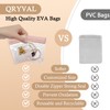 QRYVAL EVA Anti Tarnish Jewelry Storage Bags, Clear Plastic Jewelry