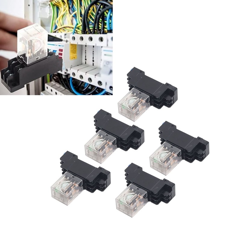 5PCS Coil Power Relay JQX 13F 24V General Purpose Electromagnetic