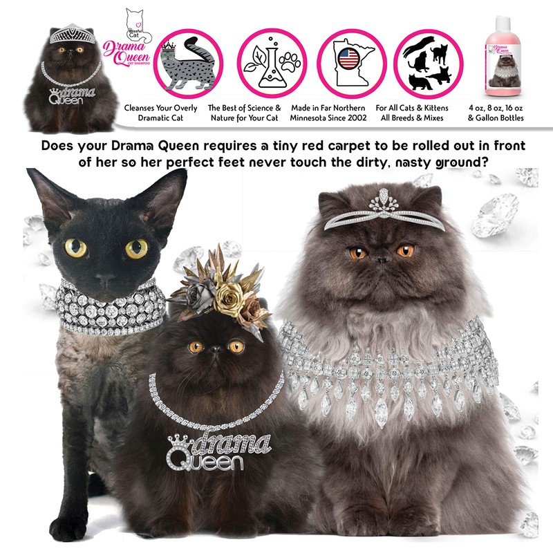 The Blissful Dog Drama Queen Cat Shampoo, 8-Ounce