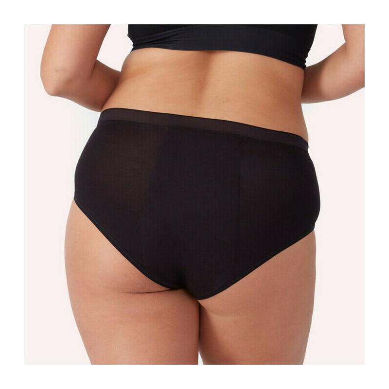 Love Luna Period Hi-Waisted Bamboo Brief, Black / 8/10