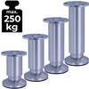 Stahlia Furniture Feet Height Adjustable Aluminium (Pack of 1) Height: