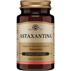 Solgar Astaxantina, 30 Perle softgel – Haematococcus pluvialis (Azione antiossidante)