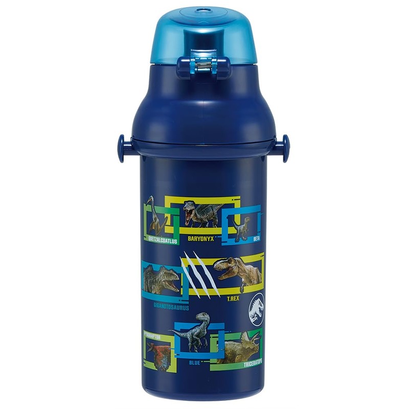 Skater PSB5SANAG-A Jurassic 24 Children's Water Bottle, Direct Drinking, 16.2