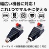 AQUALOACH Speaker Wire RCA Converter Adapter 6 Pack (3 Male