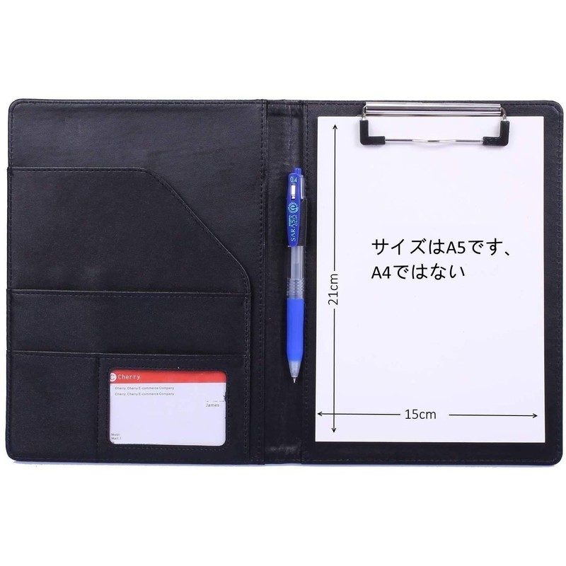 Clipboard Folder A5 Conference Pad Desk Pad (Black)