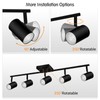 BoostArea Track Lighting Kit, Kitchen Lighting Fixtures Ceiling, 5 Light
