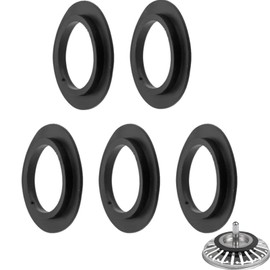 5 Pcs Kitchen Sink Drainer Rubber Washer,Rubber Seal Washer Gasket Sink Drain Plug Pads,Filter Basket Gaskets,Basket Gaskets Sink Seals Umbrella Seals Kitchen Sink Fittings for Basket Strainer Plug