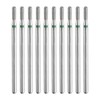 sourcing map 10pcs 100-120 Grits Diamond Grinding Bit 2mm Cylindrical