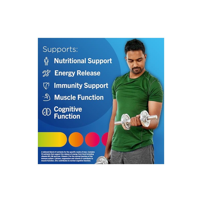 Centrum Multivitamin for Men, 23 Essential nutrients Including Vitamin D,