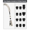 Hibbent 3-Function Pull Down Kitchen Faucet Head Replacement with 12