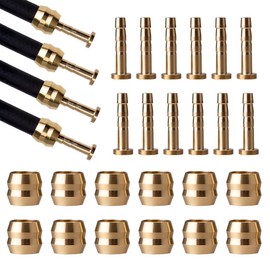 SGERUFZ 12 Sets BH59 Oliv Stecker für Scheibenbremsen, hydraulische Scheibenbremse Schlauchstecker, Fahrradschlauch Oliv Stecker, Scheibenbremse Fahrradteile Oliv Stecker