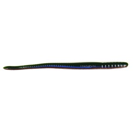 Roboworm Fat Straight Tail Worm Bait (Aaron's Magic, 6-Inch)