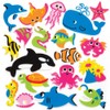Baker Ross AW381 Sealife Foam Stickers (Pack of 120), Assorted