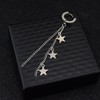 Men's and Women's Star Motif Star Chain, Single Ear, Olchan,