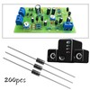200Pcs 1N5817 Diodes Replacement 1N5817 Schottky Barrier Rectifier Diodes Electronic