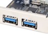 USB3.0 Expansion Card 2 Port 19 Pin 4P PCIE to