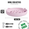 Slowpaw Silicone Cat Slow Feeder,Slow Feeder Cat Bowl Wet Food