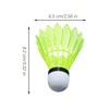 Shuttle Cocks - Light Up Shuttlecock,Wind-Proof Badminton Ball Set of